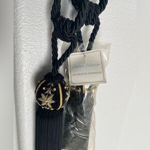 Black and Gold Decorative Tassel